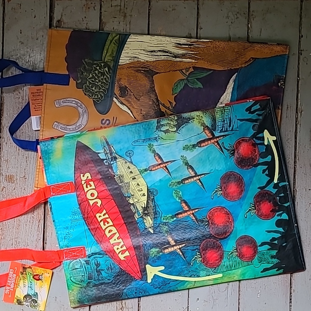 NWT 2 Trader Joe's Reusable Bags, Kentucky and Ohio